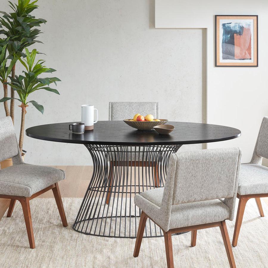 Olliix.com Dining Tables - Mercer Oval Dining Table Black