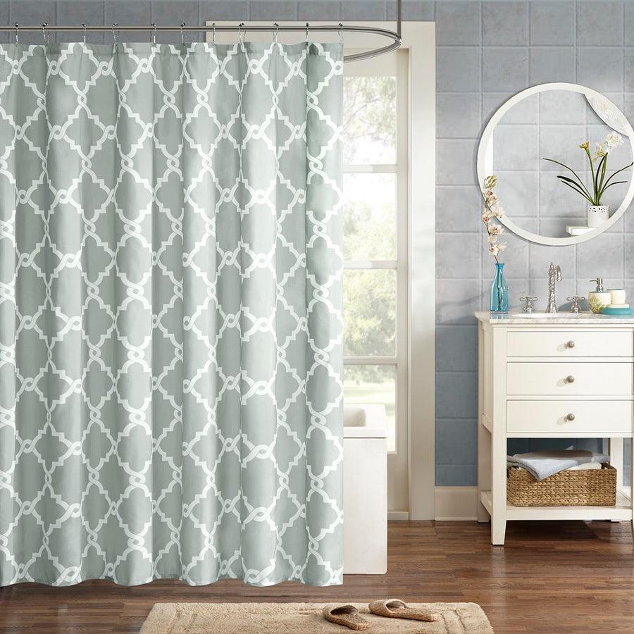 Olliix.com Shower Curtains - Merritt Shower Curtain Grey