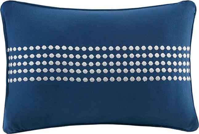 Olliix.com Comforters & Blankets - Merritt Transitional 6 Piece Reversible Daybed Set Navy