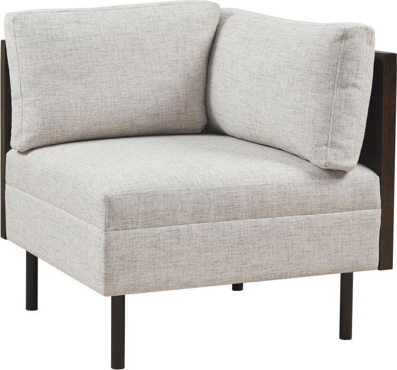 Olliix.com Accent Chairs - Metro Modular Corner Chair Brown