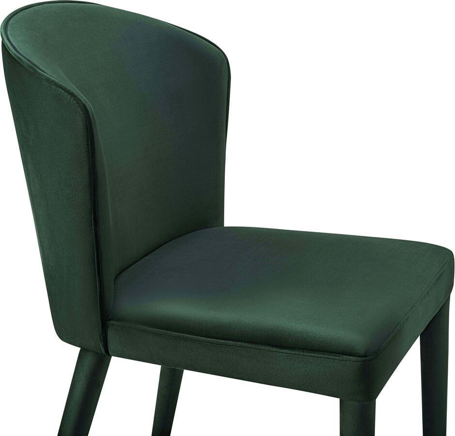 Tov Furniture Accent Chairs - Metropolitan Forest Green Velvet Chair
