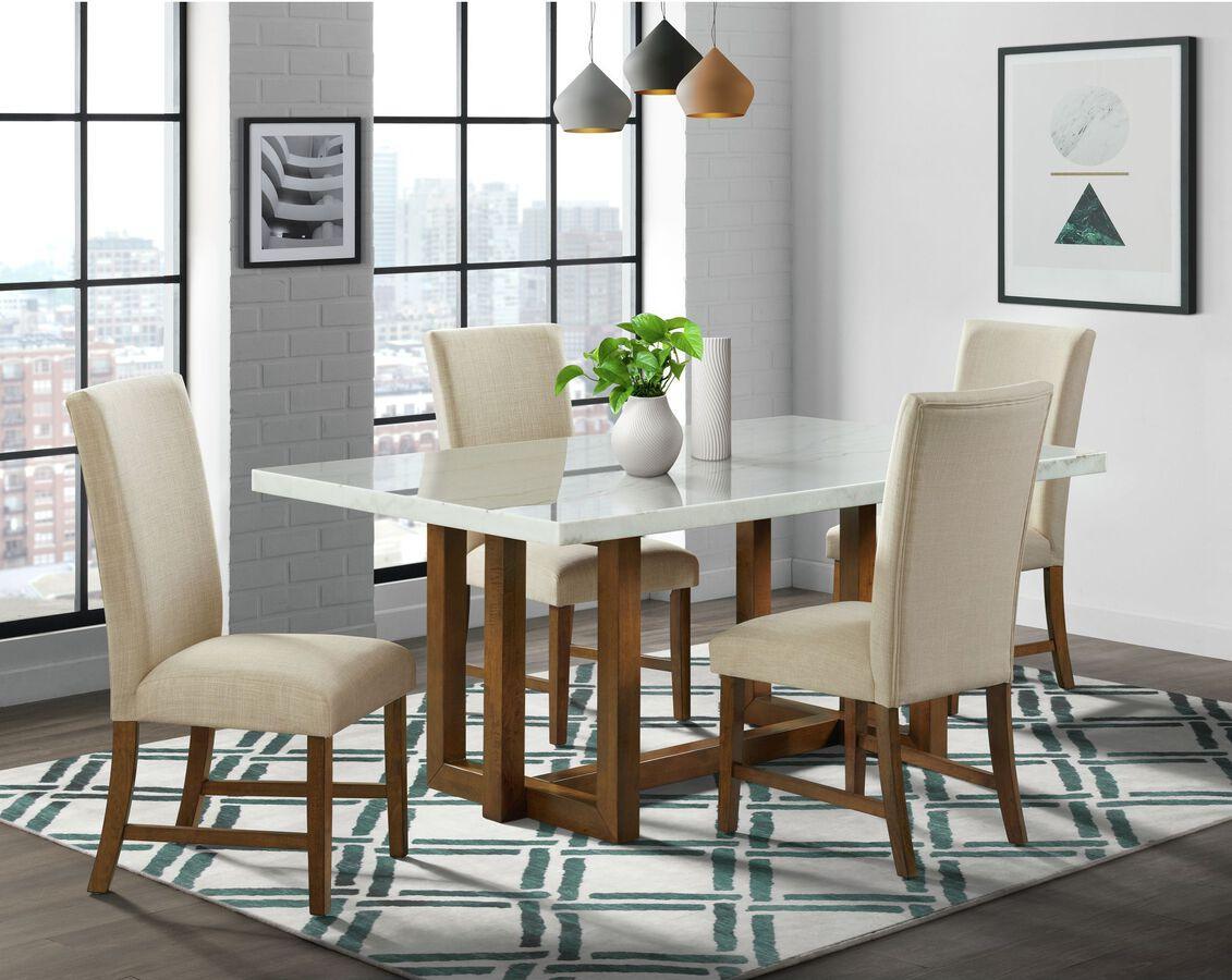 Elements Dining Sets - Meyers 5PC Dining Set-Table & Four Chairs in Espresso Espresso