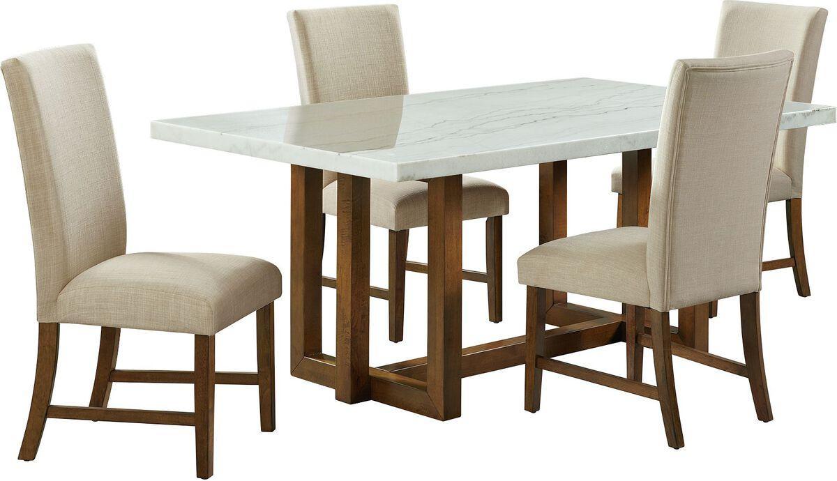 Elements Dining Sets - Meyers 5PC Dining Set-Table & Four Chairs in Espresso Espresso