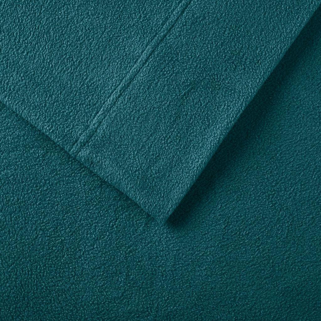 Olliix.com Sheets & Sheet Sets - Micro Fleece Full Sheet Set Teal