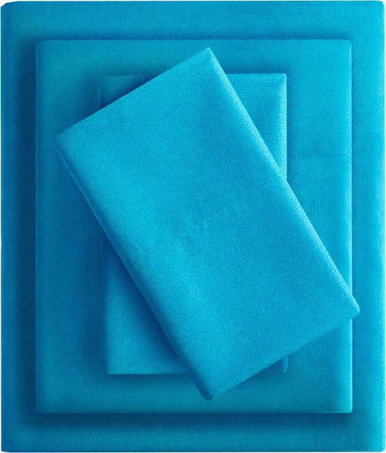 Olliix.com Sheets & Sheet Sets - Microfiber Full Sheet Set Teal