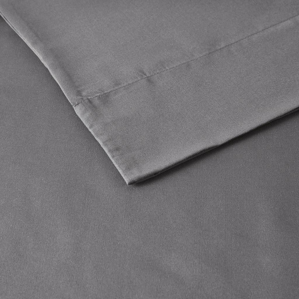 Olliix.com Sheets & Sheet Sets - Microfiber King Sheet Set Charcoal