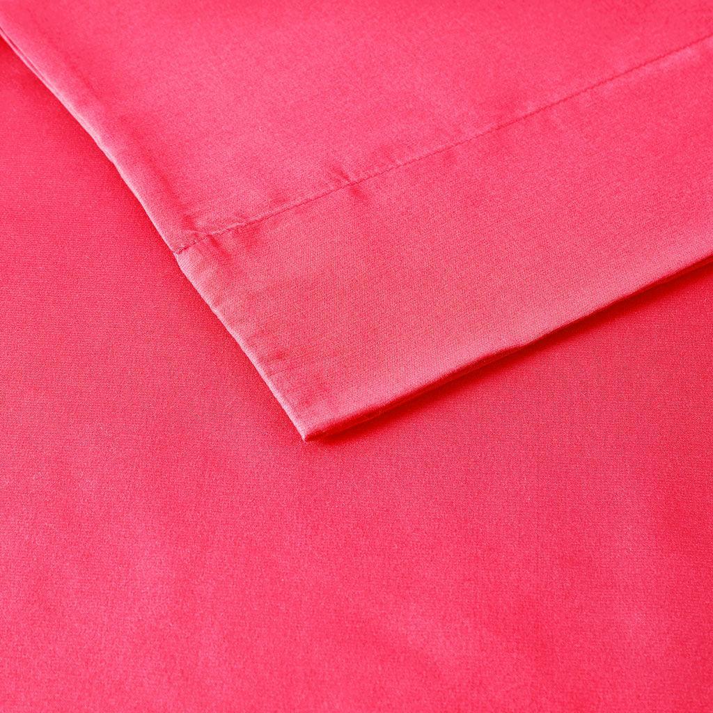 Olliix.com Sheets & Sheet Sets - Microfiber Queen Wrinkle Free Sheet Set Pink
