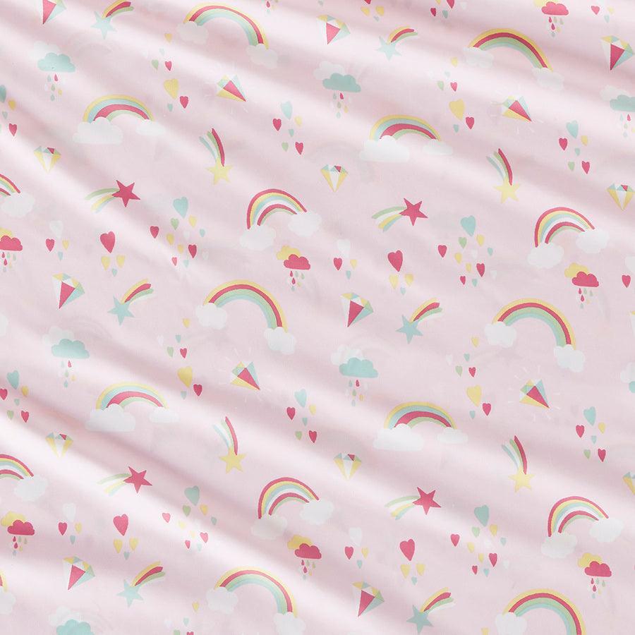 Olliix.com Sheets & Sheet Sets - Microfiber Sheet Set Rainbow MZ20-0638