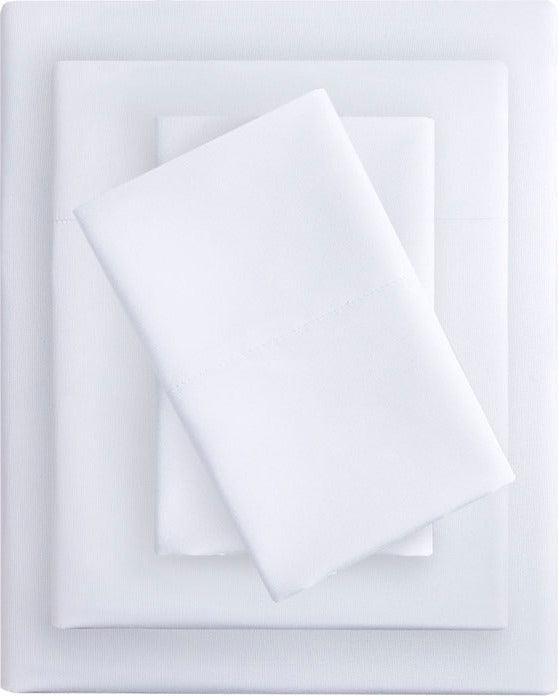 Olliix.com Sheets & Sheet Sets - Microfiber Twin XL Sheet Set White