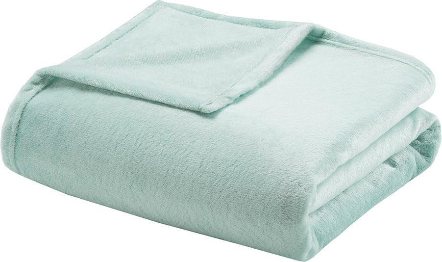 Olliix.com Comforters & Blankets - Microlight Blanket Full/Queen Blue
