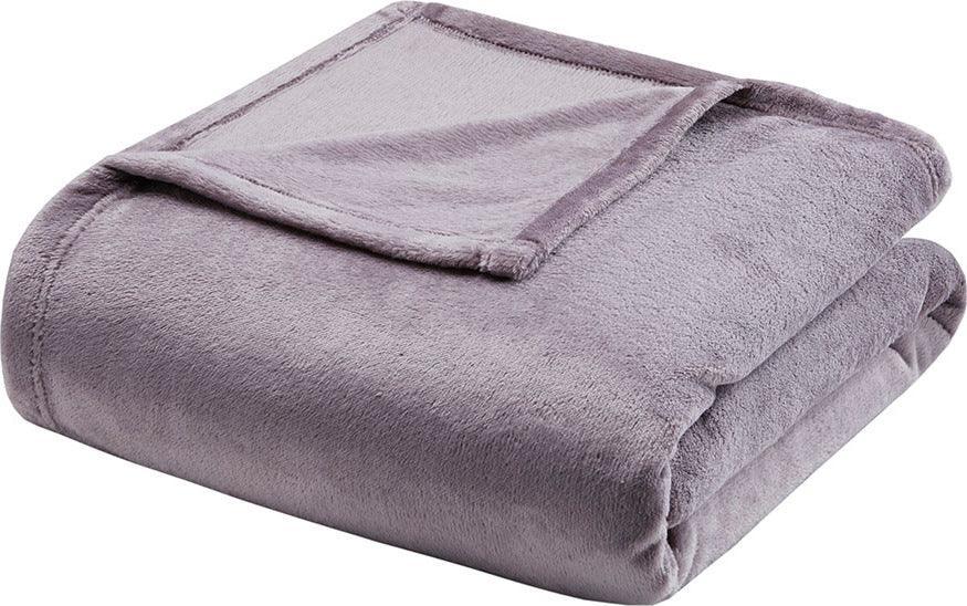 Olliix.com Comforters & Blankets - Microlight Blanket Full/Queen Purple