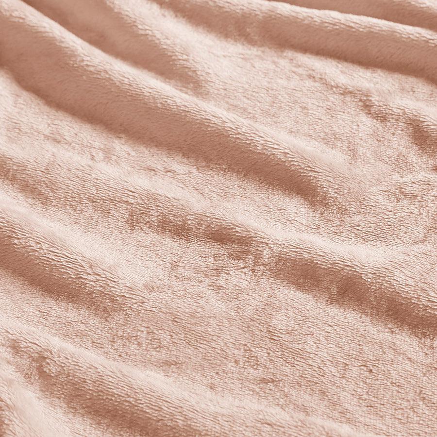 Olliix.com Comforters & Blankets - Microlight Blanket King Blush