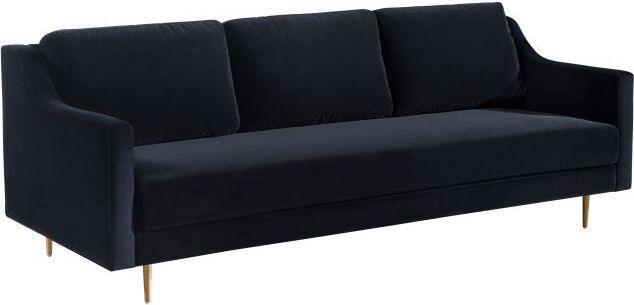 Tov Furniture Sofas & Couches - Milan Black Velvet Sofa