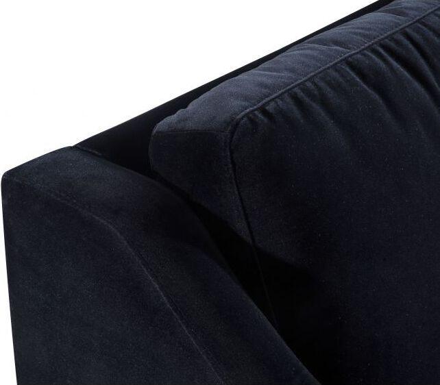 Tov Furniture Sofas & Couches - Milan Black Velvet Sofa