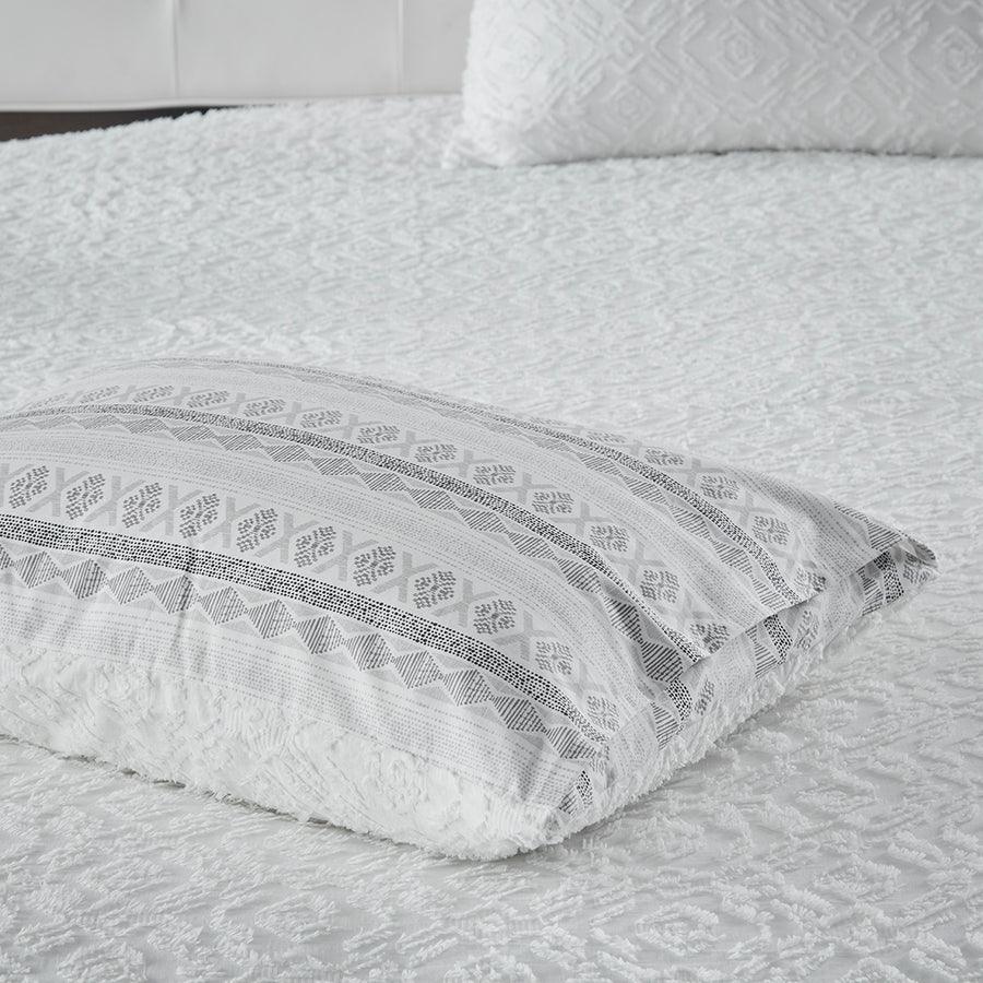 Olliix.com Duvet & Duvet Sets - Mill Full/Queen Valley Reversible Cotton Duvet Cover Set Gray