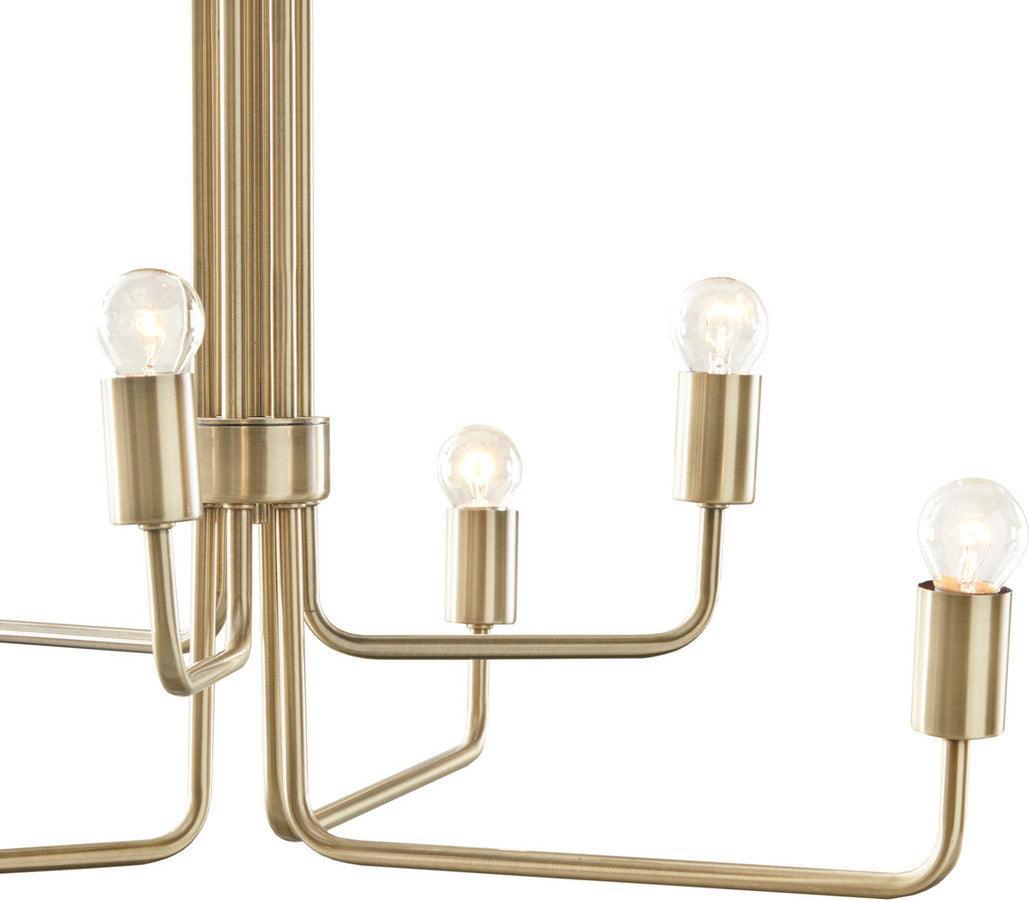Olliix.com Ceiling Lights - Milo 6-Light Chandelier Antique Brass