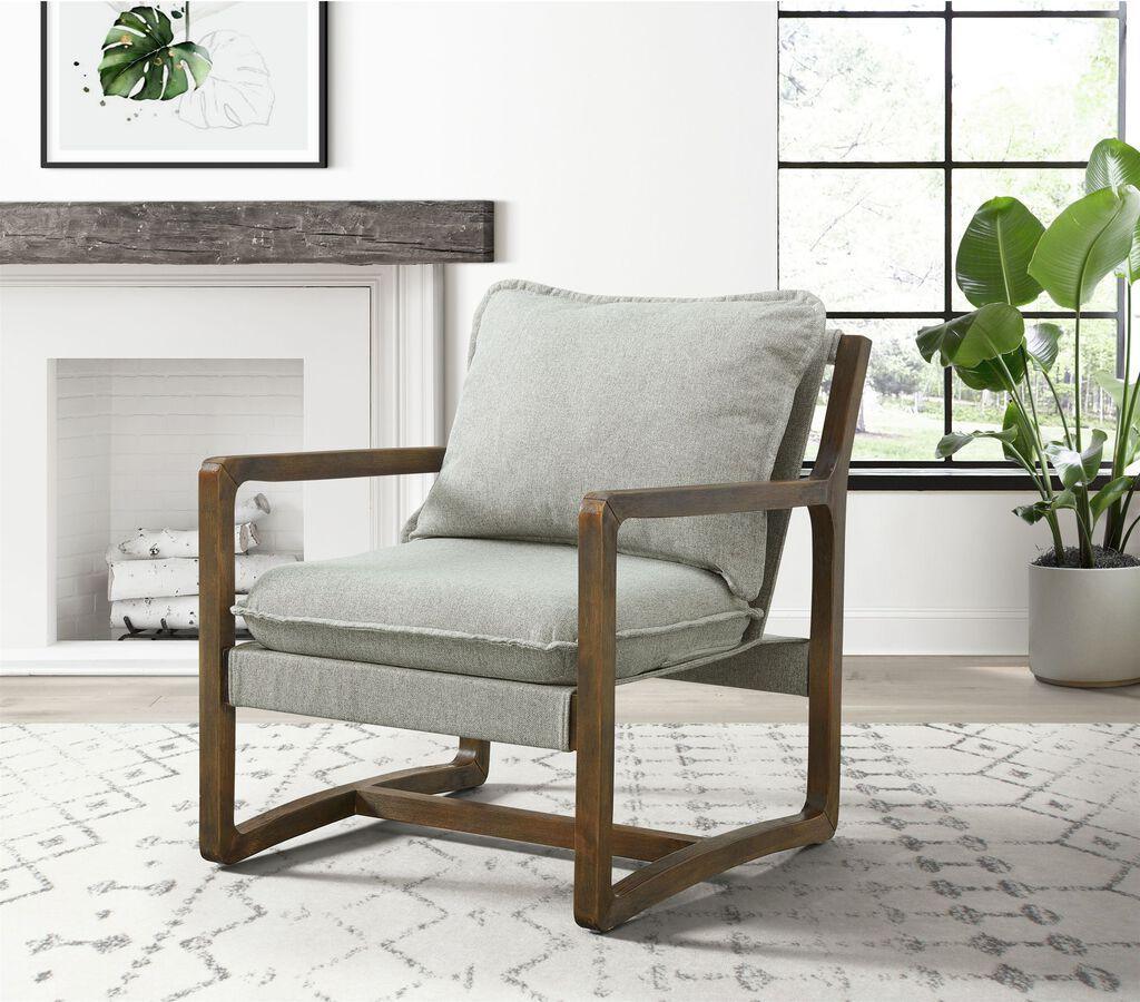 Elements Accent Chairs - Misty Accent Chair Charcoal