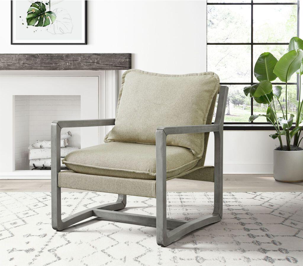 Elements Accent Chairs - Misty Accent Chair in Fawn Fawn
