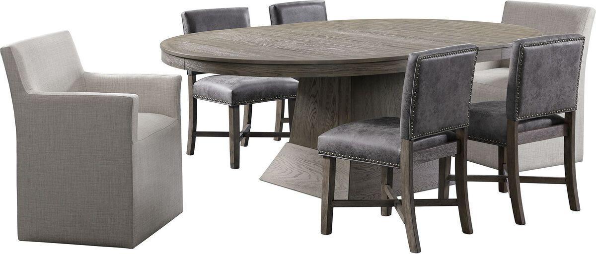 Elements Dining Sets - Modesto 7PC Dining Set in Grey Grey