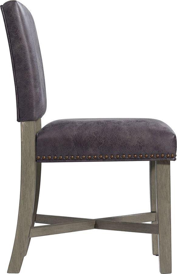 Elements Dining Chairs - Modesto Dining Side Chair Set in Grey