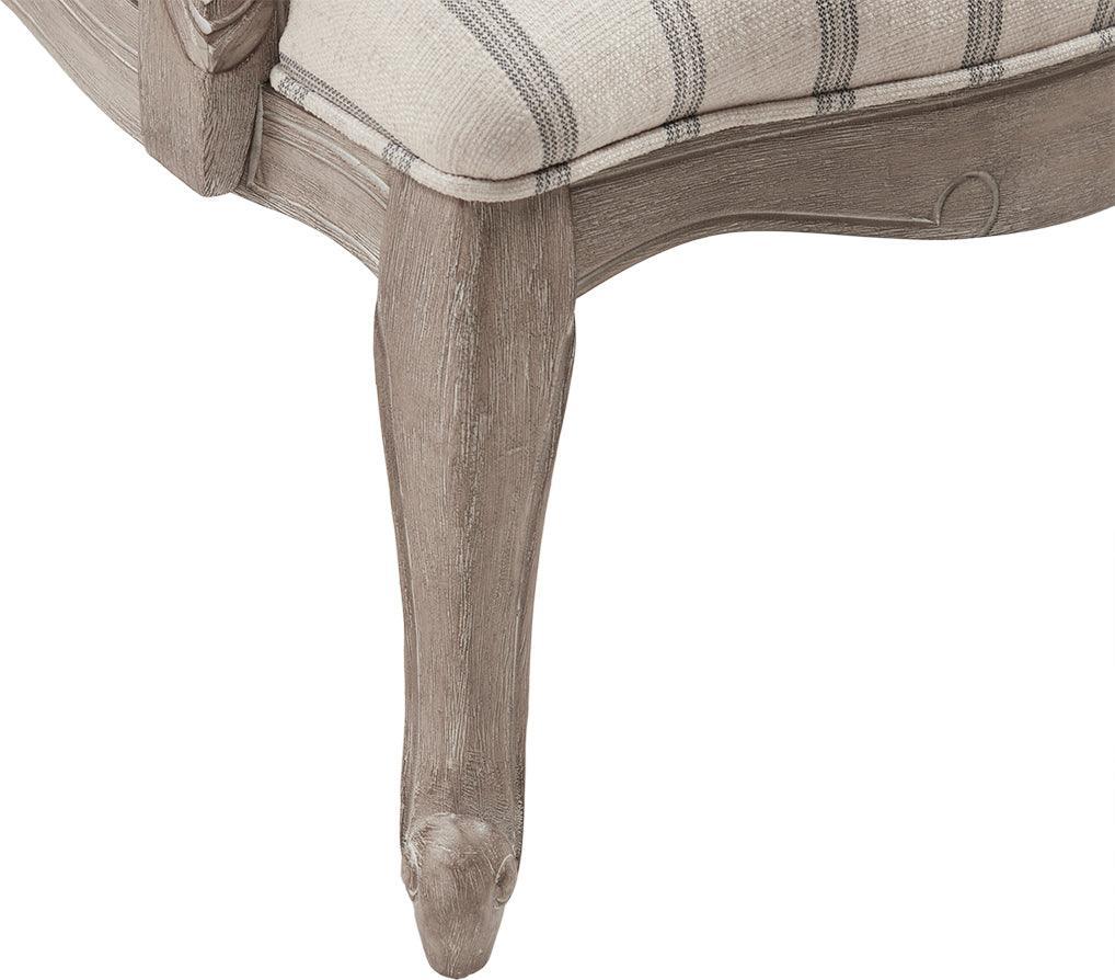Olliix.com Accent Chairs - Monroe Camel Back Exposed Wood Chair Natural