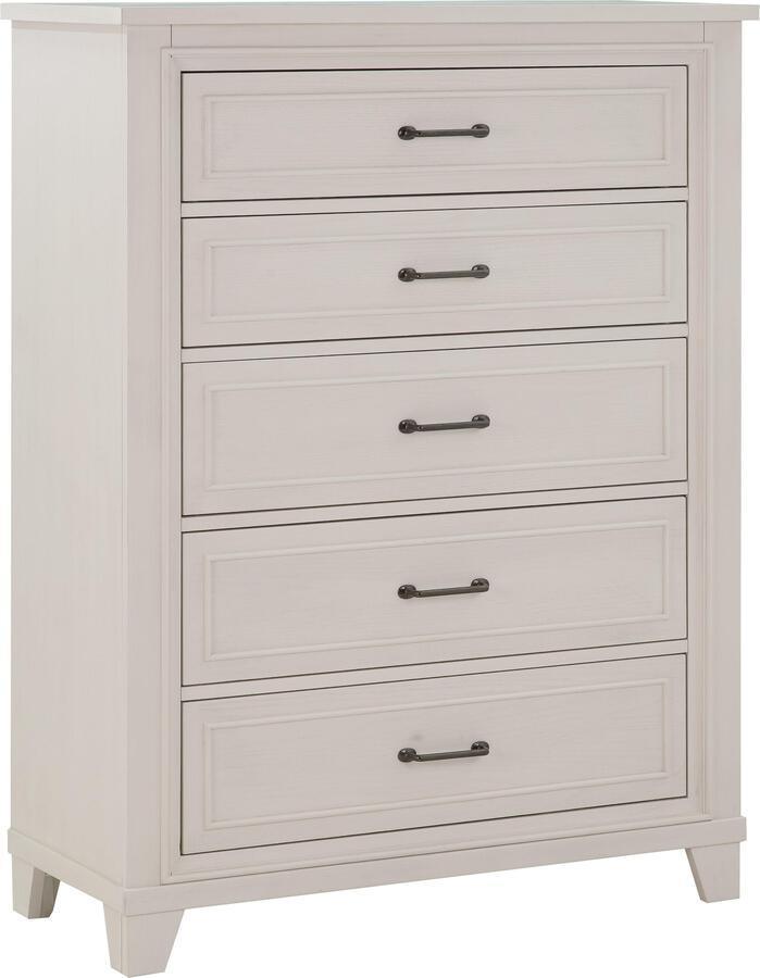 Tov Furniture Chest of Drawers - Montauk Weathered White Chest