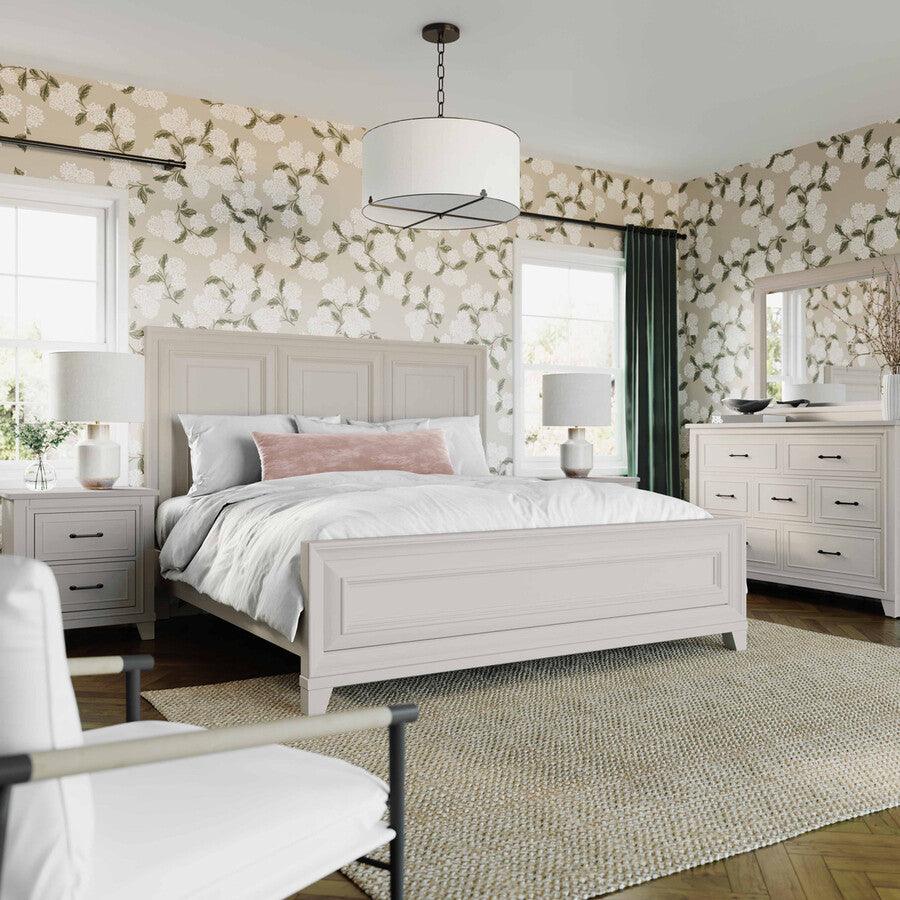 Weathered white deals nightstand