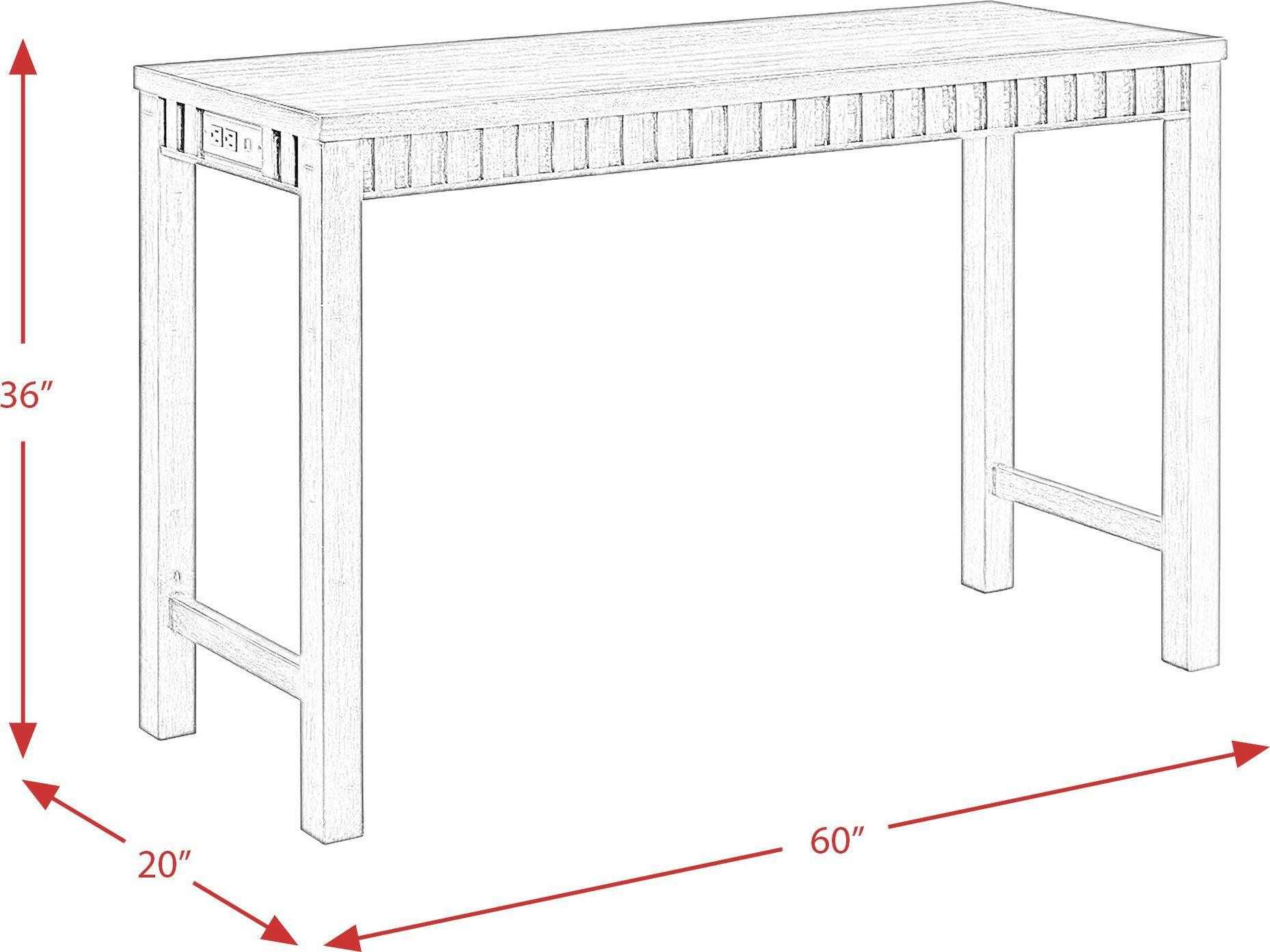 Elements Dining Sets - Montego Multipurpose Bar Table Set