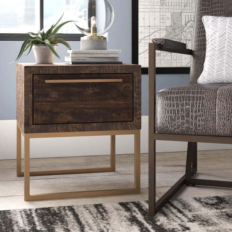Alpine Furniture Side & End Tables - Monterey Lamp Table