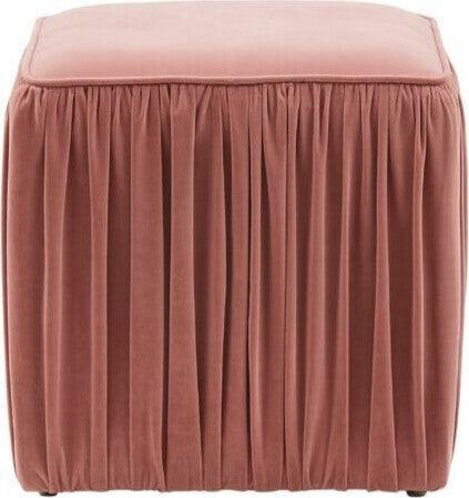 Tov Furniture Ottomans & Stools - Morgan Pleated Ottoman Mauve