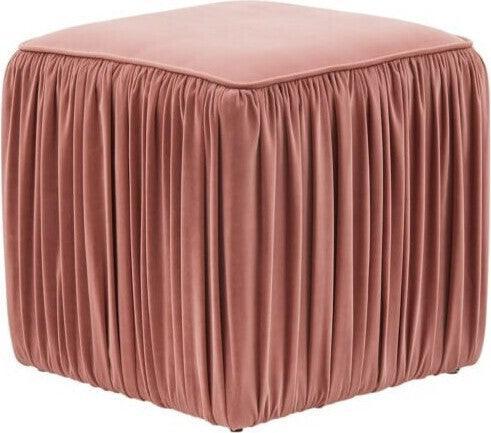 Tov Furniture Ottomans & Stools - Morgan Pleated Ottoman Mauve