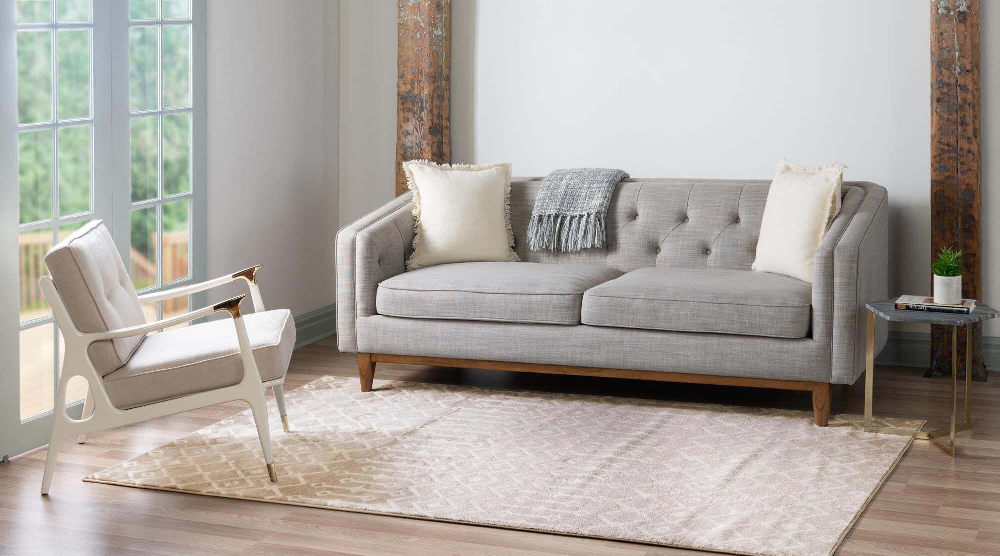 Unique Loom Indoor Rugs - Moroccan Trellis Geometric Rectangular 9x12 Rug Beige & Ivory