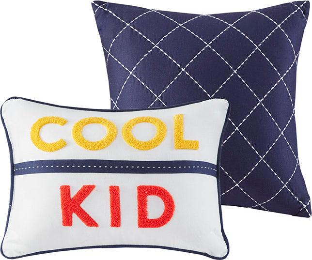 Olliix.com Comforters & Blankets - Morris Casual Stripe Printed Comforter Set Multi Twin