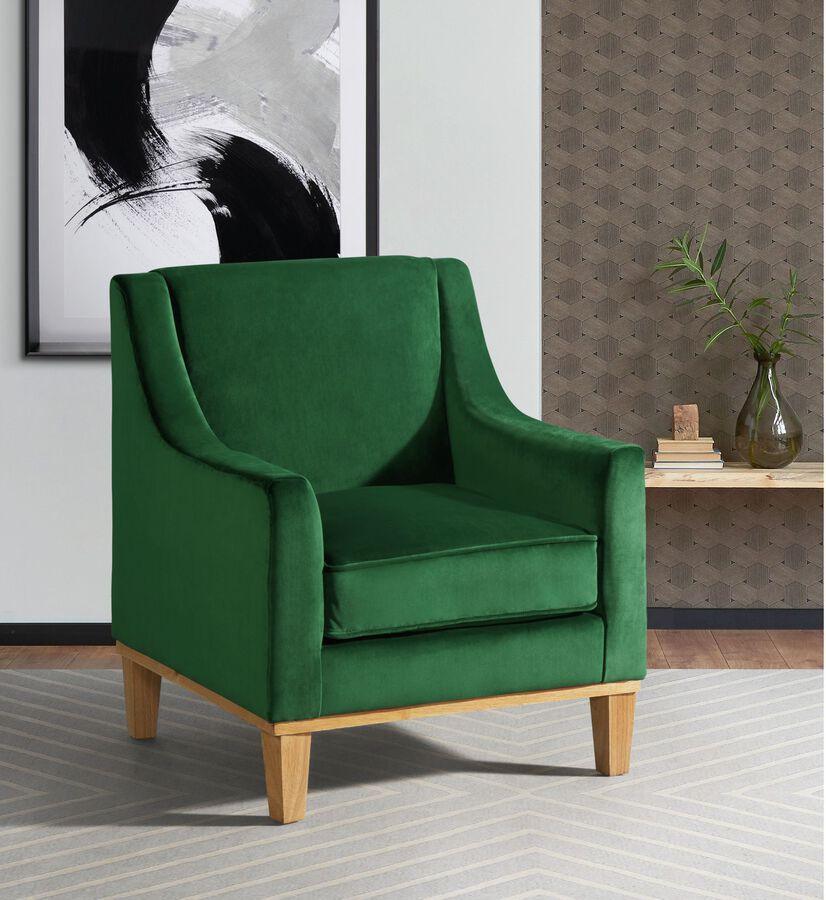 Elements Accent Chairs - Moxie Chair in Kelly Green