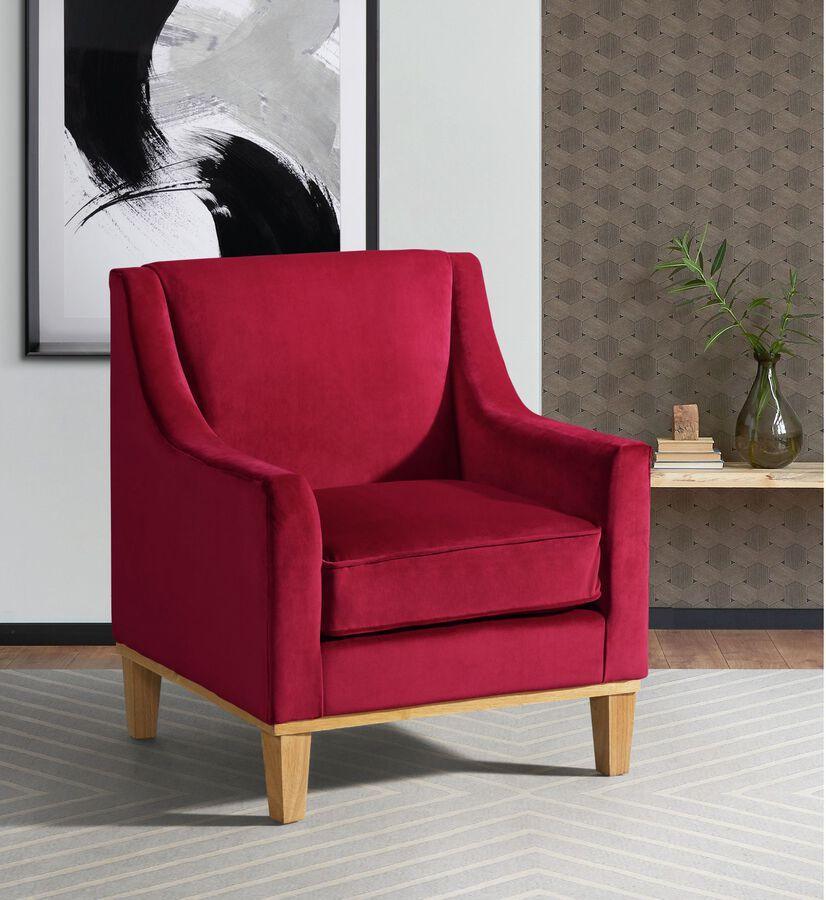 Elements Accent Chairs - Moxie Chair in Ruby