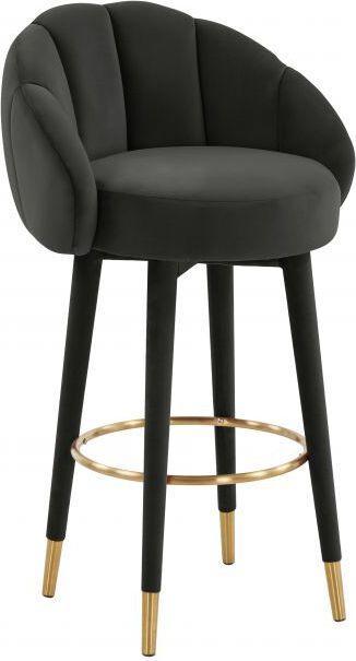Tov Furniture Barstools - Myla Black Swivel Bar Stool