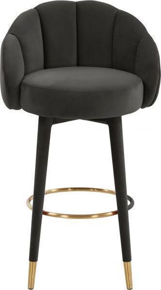 Tov Furniture Barstools - Myla Black Swivel Bar Stool