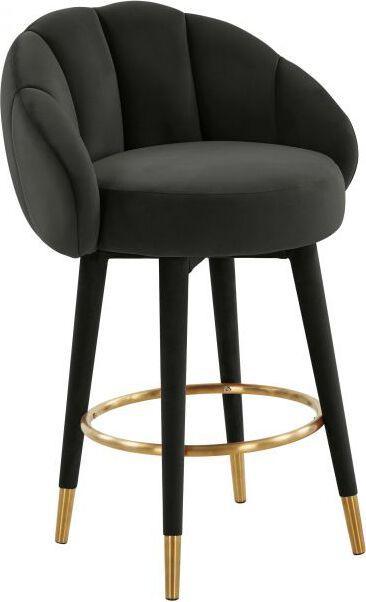 Tov Furniture Barstools - Myla Black Swivel Counter Stool