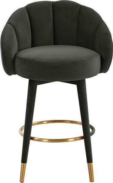 Tov Furniture Barstools - Myla Black Swivel Counter Stool
