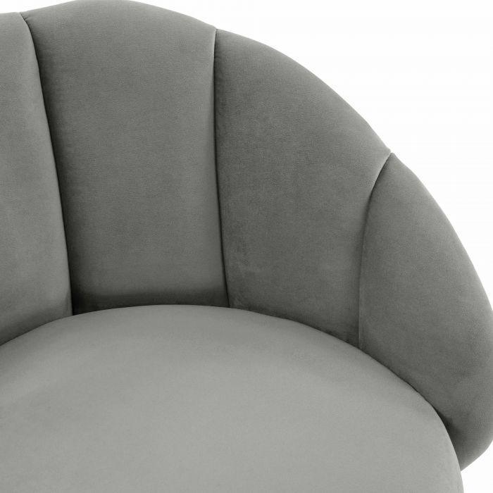 Tov Furniture Barstools - Myla Light Grey Swivel Counter Stool