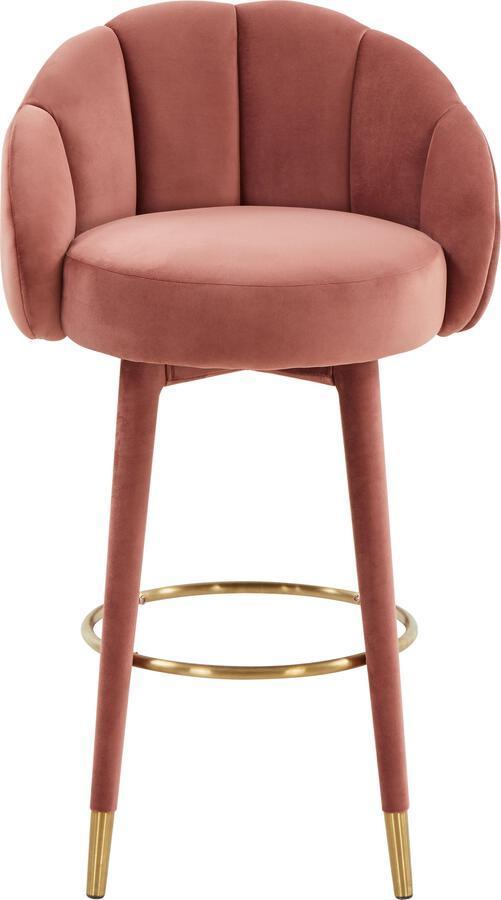 Tov Furniture Barstools - Myla Salmon Swivel Bar Stool Salmon