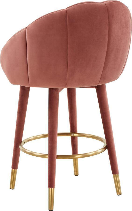 Tov Furniture Barstools - Myla Salmon Swivel Counter Stool Salmon