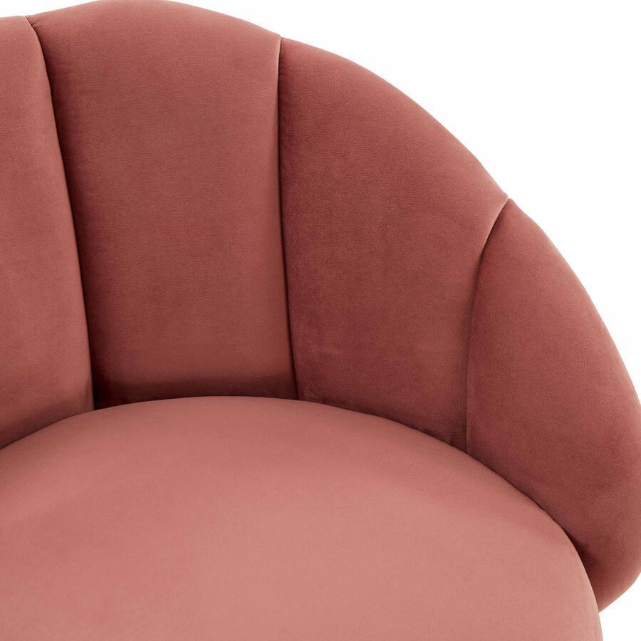 Tov Furniture Barstools - Myla Salmon Swivel Counter Stool Salmon