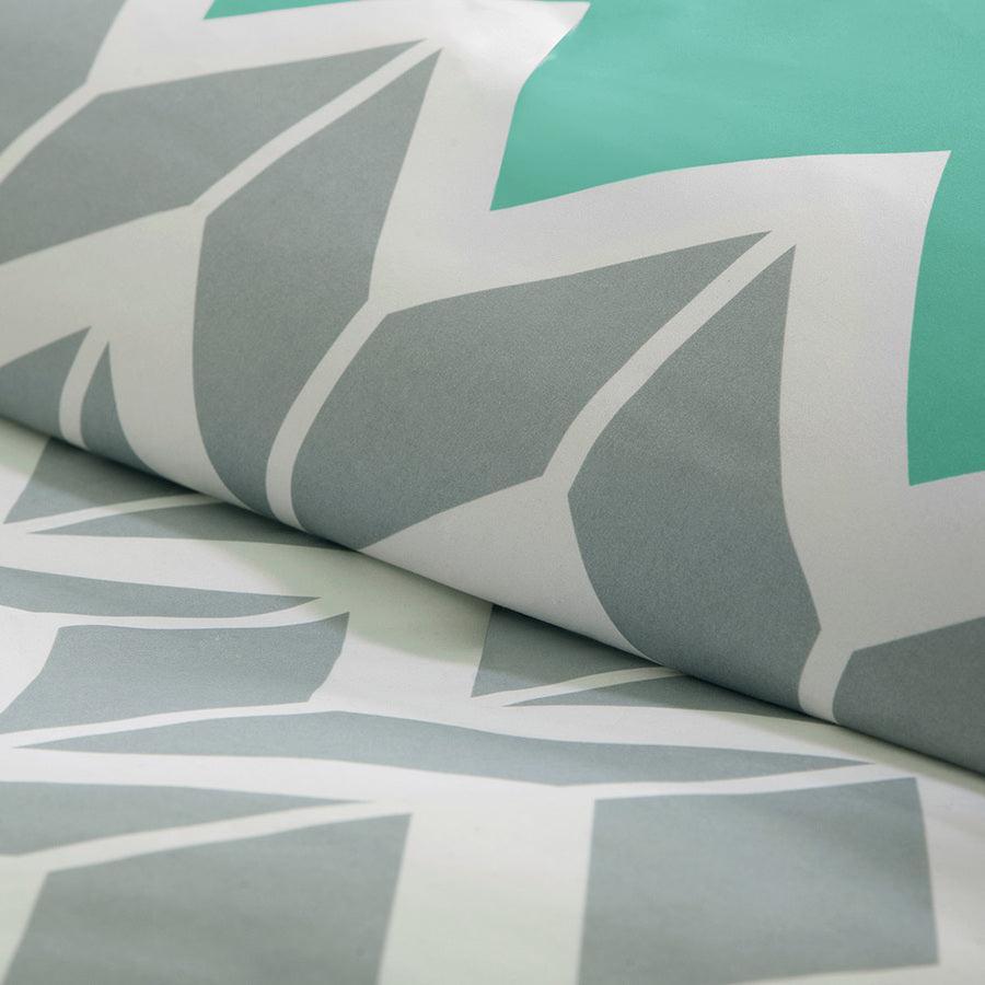 Olliix.com Comforters & Blankets - Nadia 20 " D Comforter Set Teal Twin/Twin XL