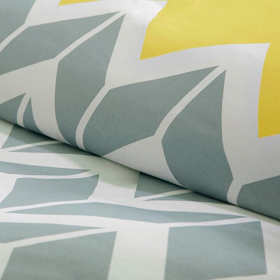 Olliix.com Comforters & Blankets - Nadia 26 " W Comforter Set Yellow Twin/Twin XL