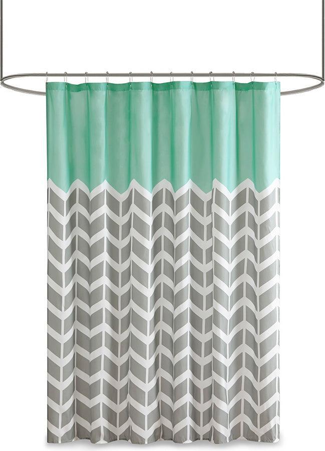 Olliix.com Shower Curtains - Nadia Shower Curtain Teal