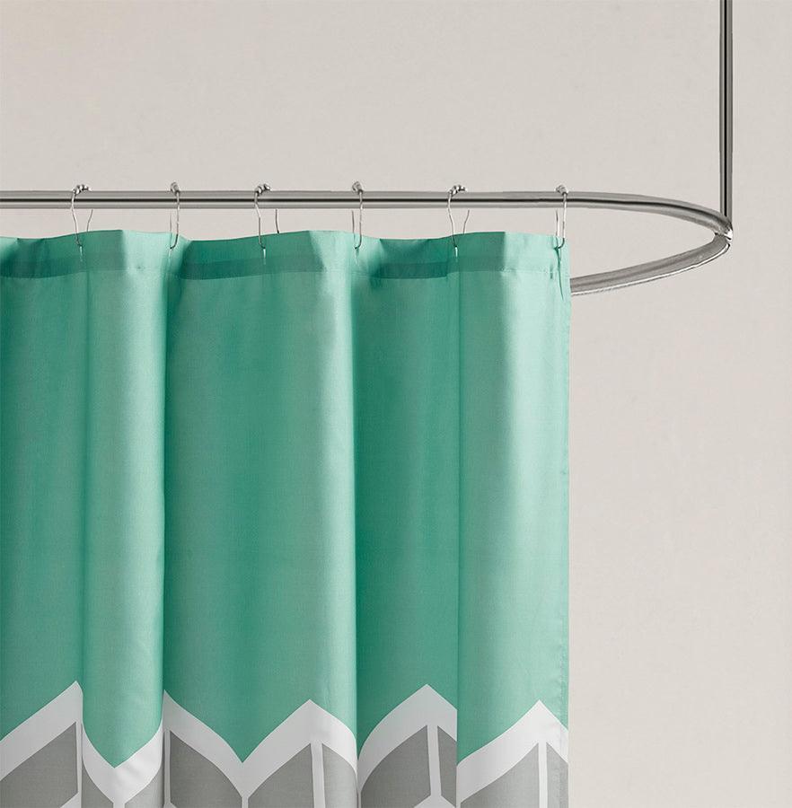 Olliix.com Shower Curtains - Nadia Shower Curtain Teal