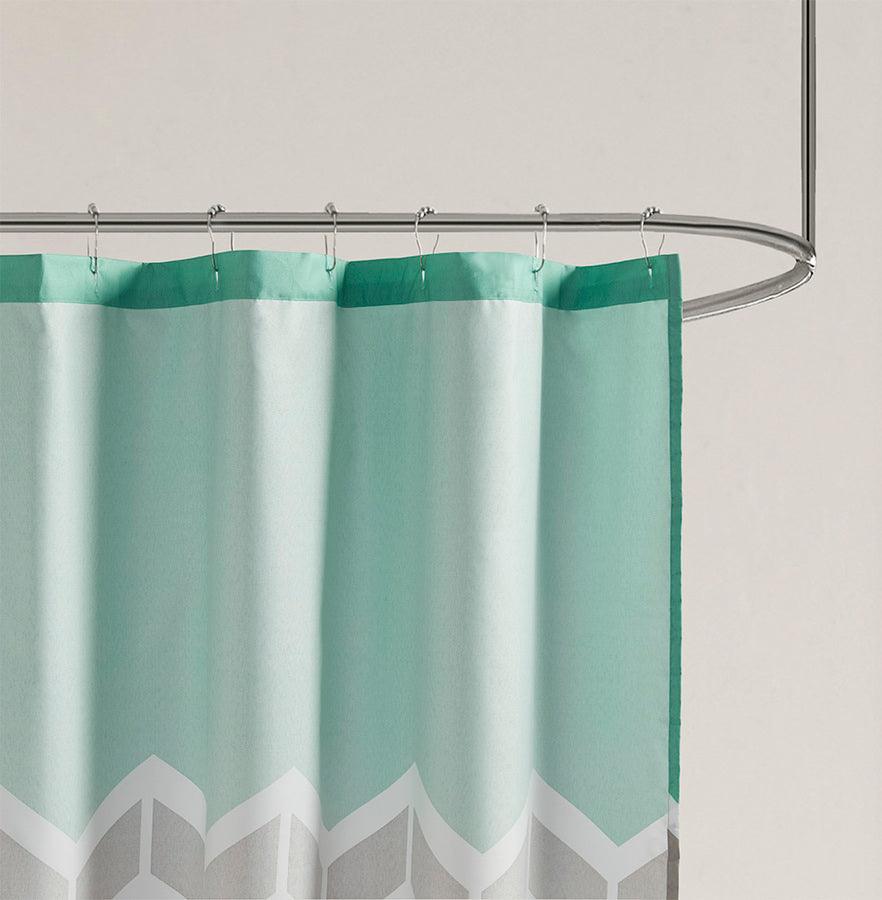 Olliix.com Shower Curtains - Nadia Shower Curtain Teal