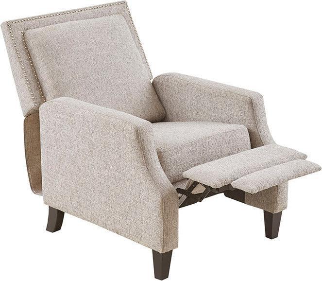 Olliix.com Recliners - Naomi Push Back Recliner Gray