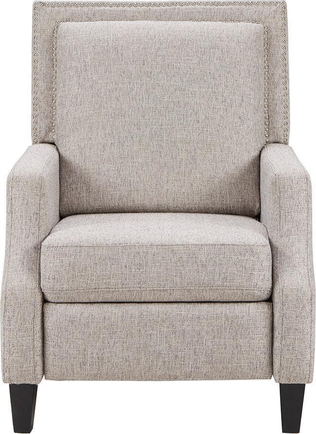 Olliix.com Recliners - Naomi Push Back Recliner Gray
